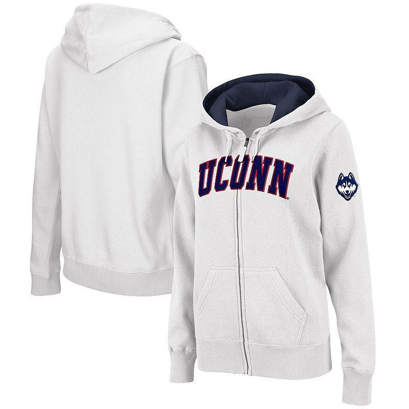 Womens Colosseum UConn Huskies Arched Name Full-Zip Hoodie Product Image