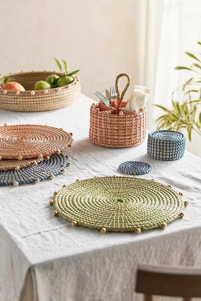 Woven Seagrass Coasters, Set of 6 Product Image