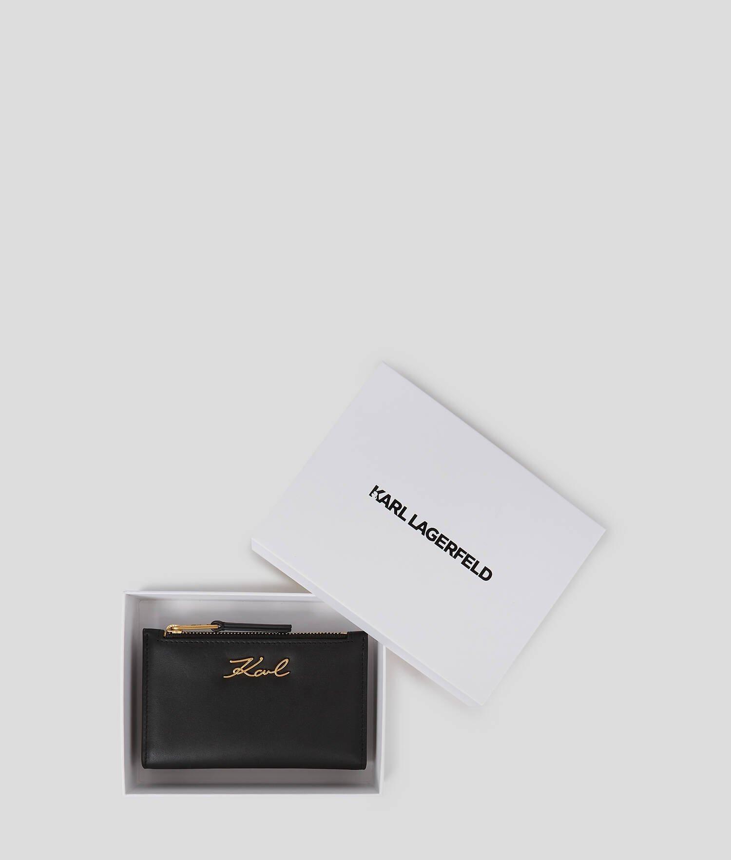 K/SIGNATURE SLIM BI-FOLD WALLET  Product Image