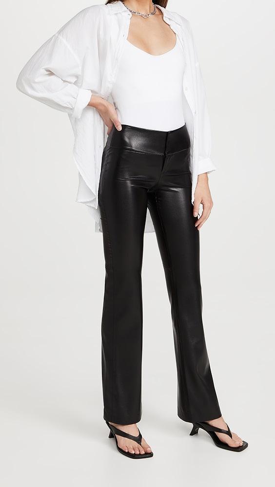 alice + olivia Olivia Vegan Leather Pants | Shopbop Product Image