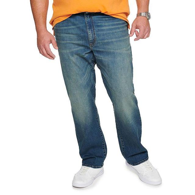 Mens Big and Tall Lee Extreme Motion MVP Straight Tapered Jeans Med Blue Product Image