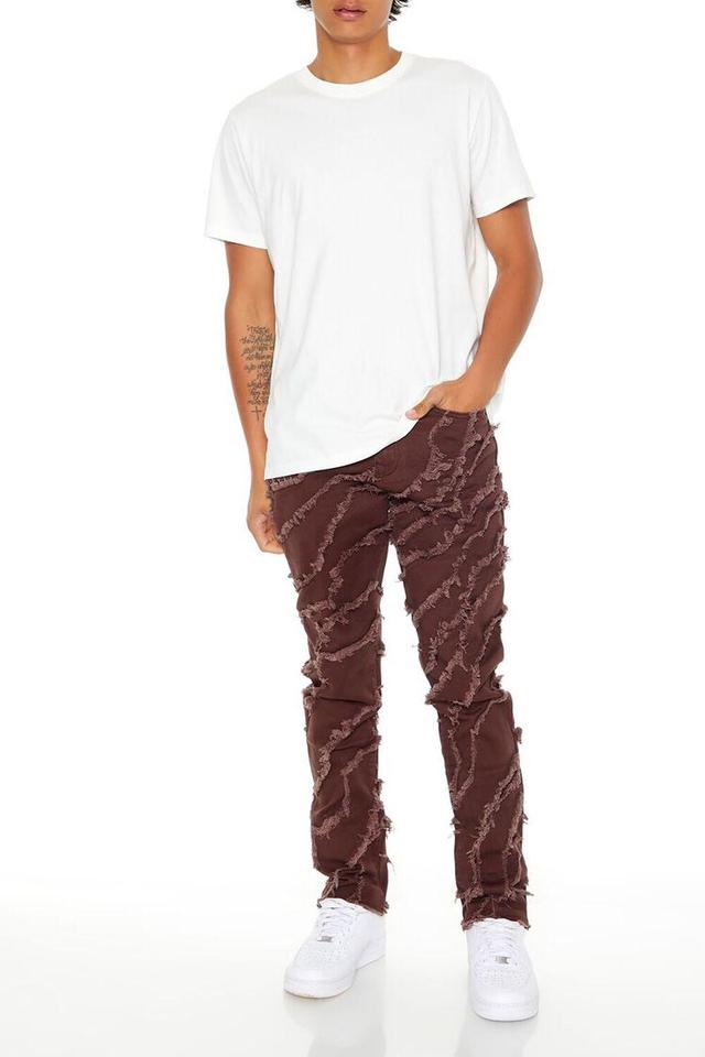 Frayed Mid-Rise Skinny Jeans | Forever 21 Product Image