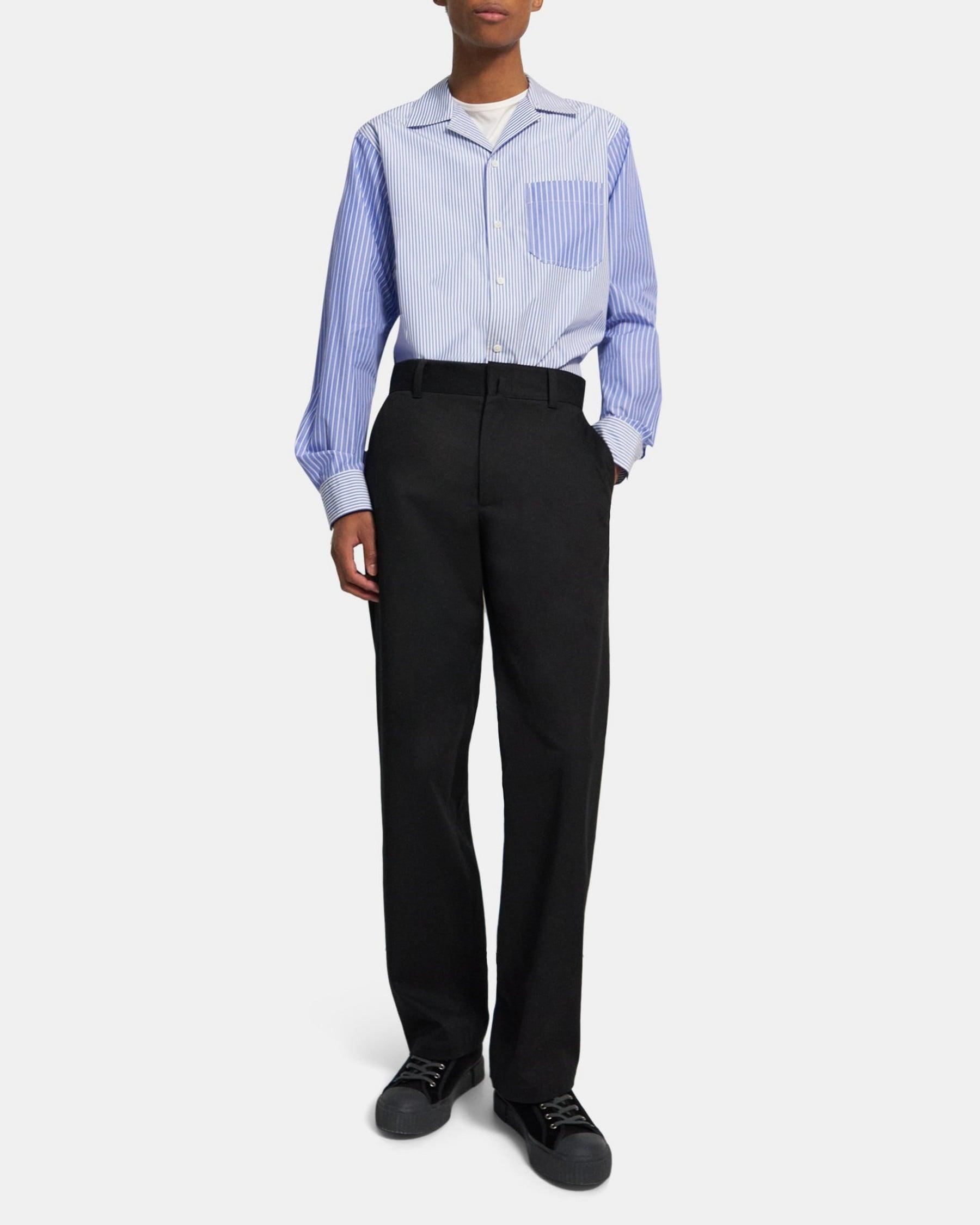 Cotton Twill Straight-Leg Pant Product Image