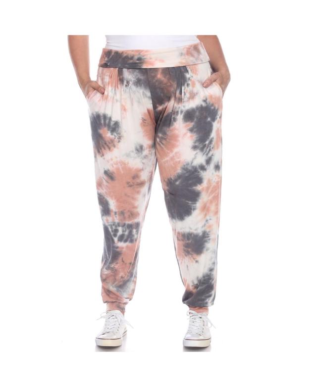 White Mark Plus Size Tie Dye Harem Pants Product Image