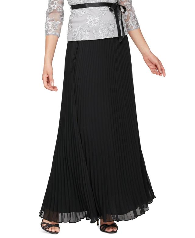 Women's Pleated Chiffon Maxi Skirt Product Image