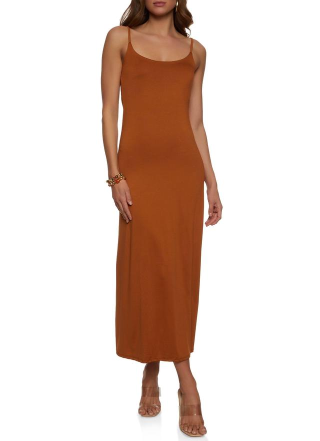 Womens Scoop Neck Maxi Cami Dress Product Image