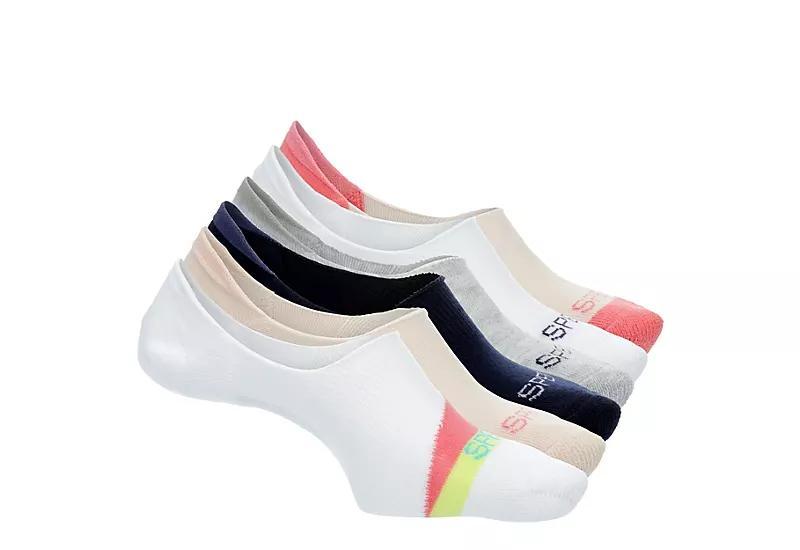 Sperry Womens Recycled Sneaker Liner Socks 6 Pairs Product Image