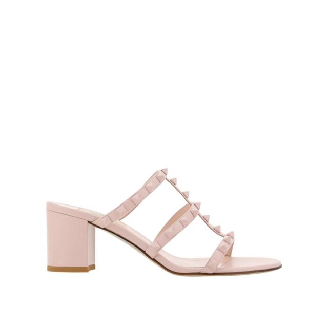 Rockstud Sandals In Rose Quartz Product Image