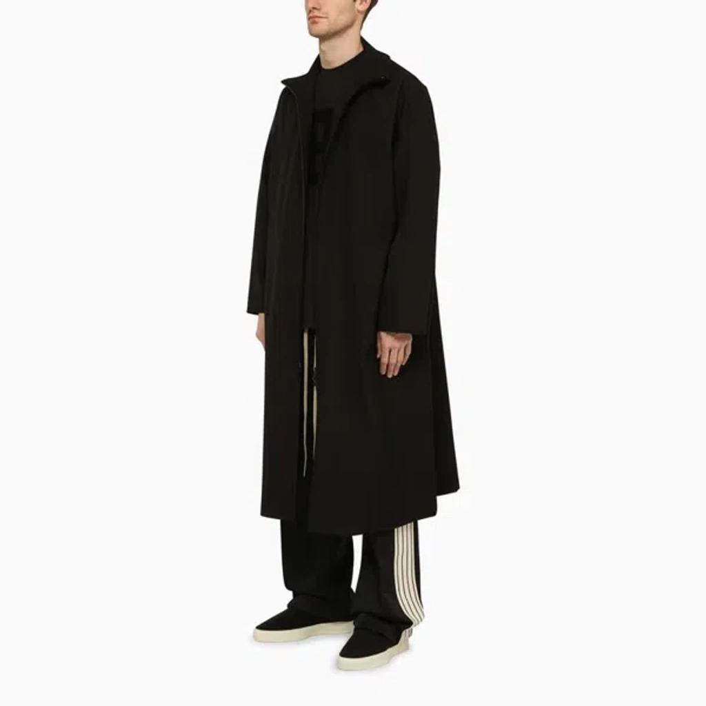 FEAR OF GOD Wool-crepe Trench Coat In Black Product Image