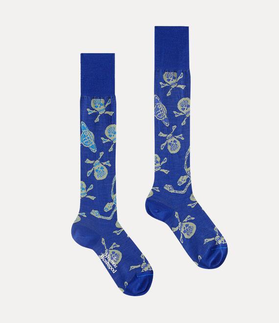 Skull high sock Product Image