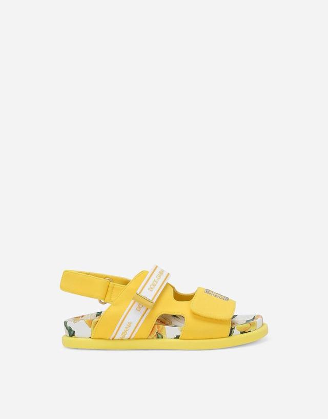 DOLCE & GABBANA Spandex Fabric Sandals In Print Product Image