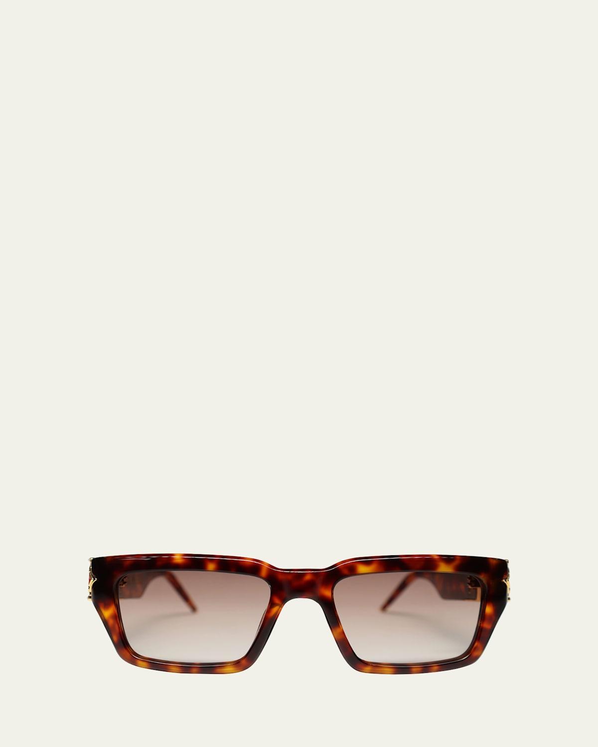 Mens 55MM Square Sunglasses Product Image