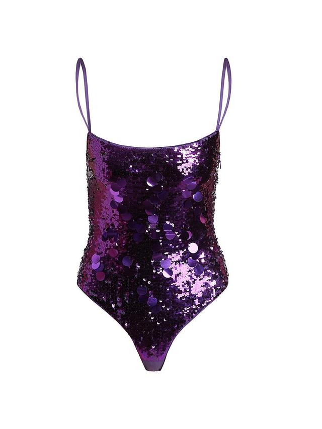 Womens Sequined Bodysuit Product Image