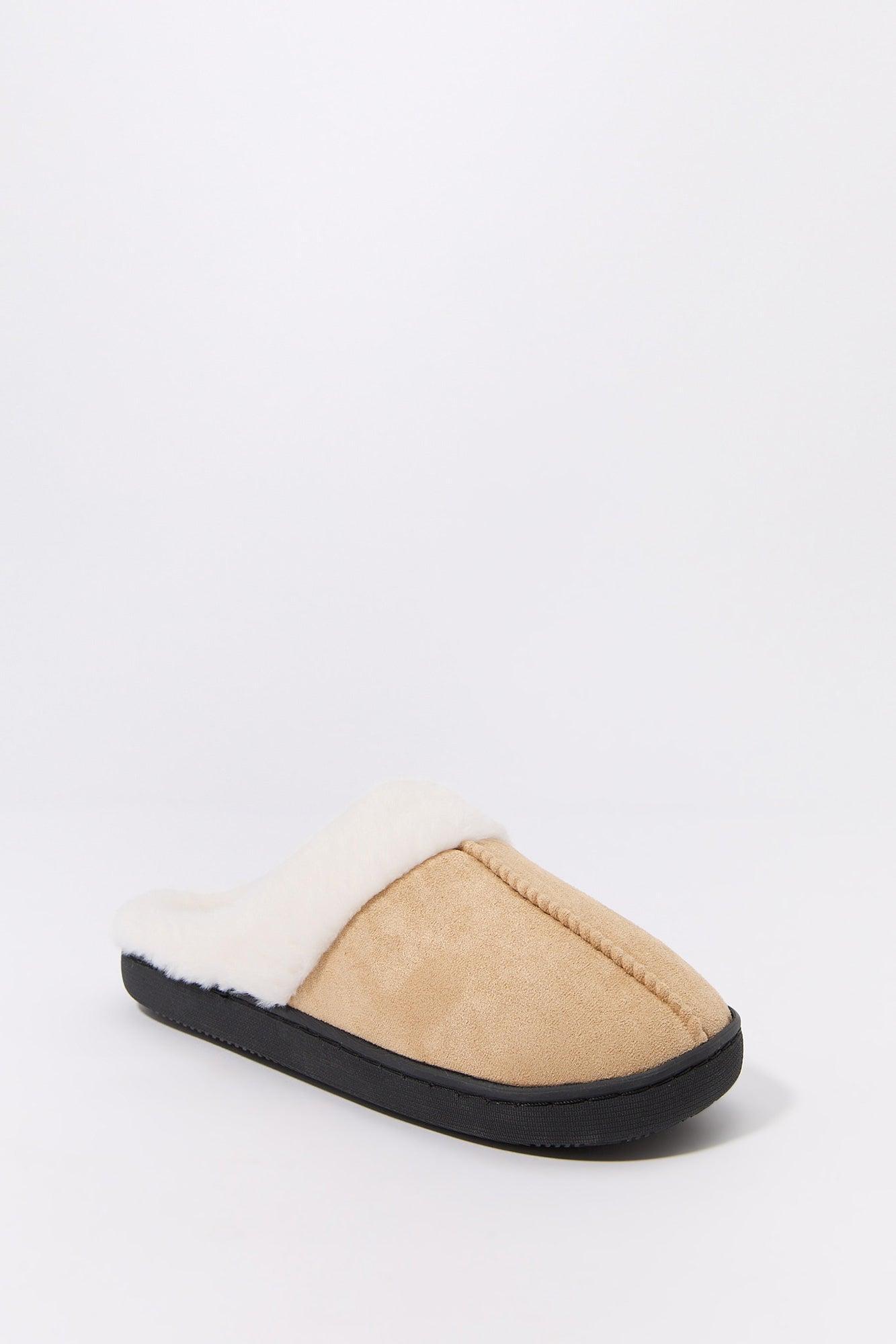 Faux Fur & Suede Slipper Male Product Image