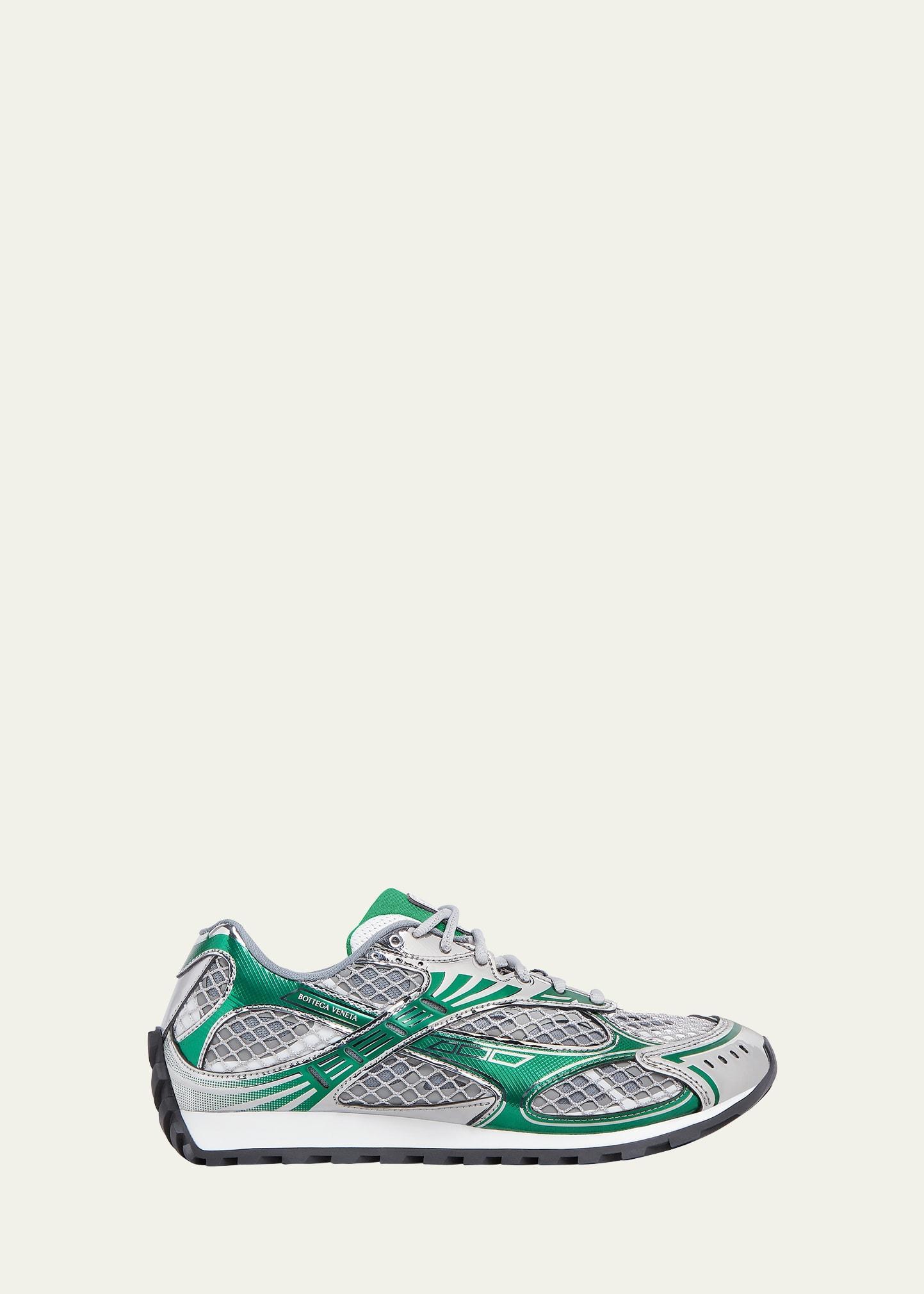 Orbit Metallic Net Runner Sneakers Product Image