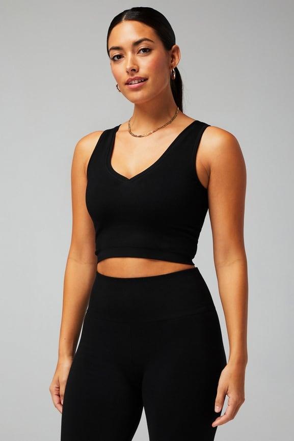 Cloud Seamless V-Neck Crop Tank Product Image