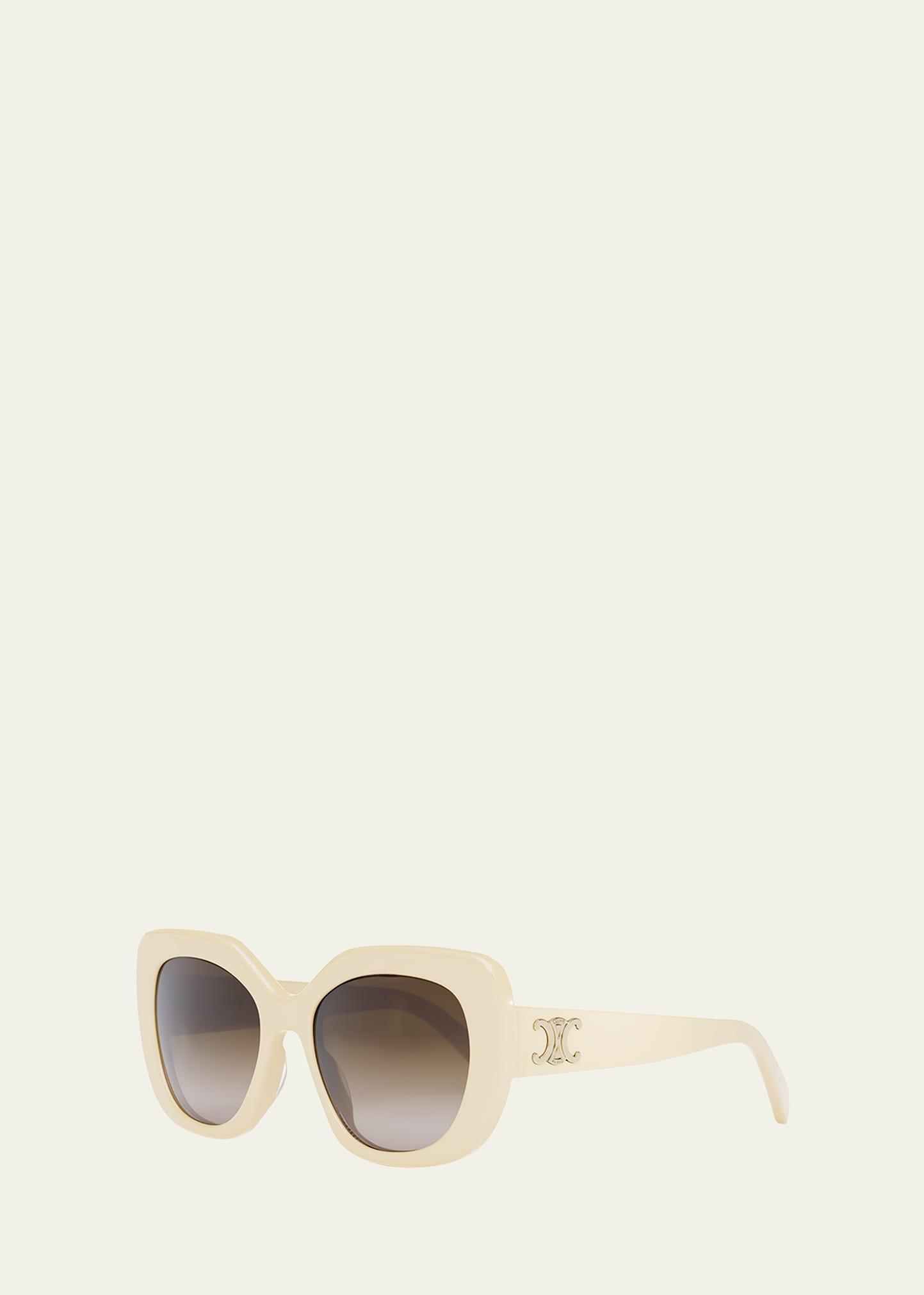 CELINE Triomphe 55mm Rectangular Sunglasses Product Image