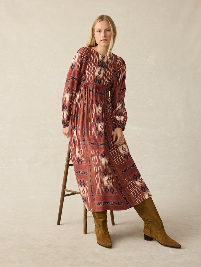 Stevie Dress - Issa Patchwork Ikat Female Product Image