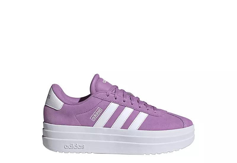 Adidas Womens Vl Court Bold Platform Casual Sneakers from Finish Line - Scarlet Product Image