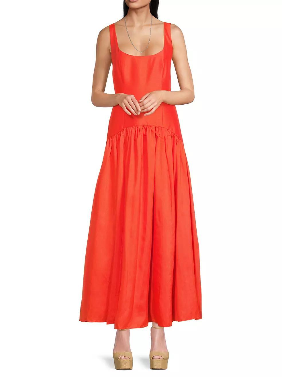 Ridge Drop-Waist Maxi Dress product image