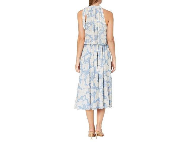 Adrianna Papell Printed Floral Chiffon Popover Dress (Light ) Women's Dress Product Image