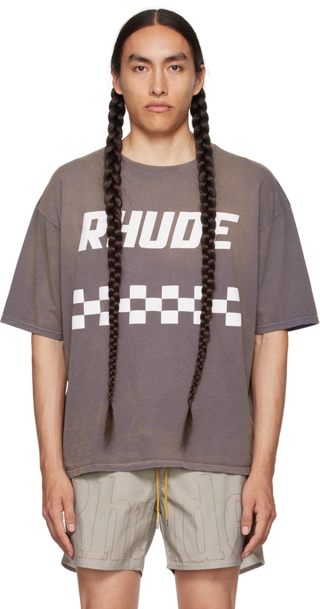 Off Road Graphic T-shirt In Grey Product Image