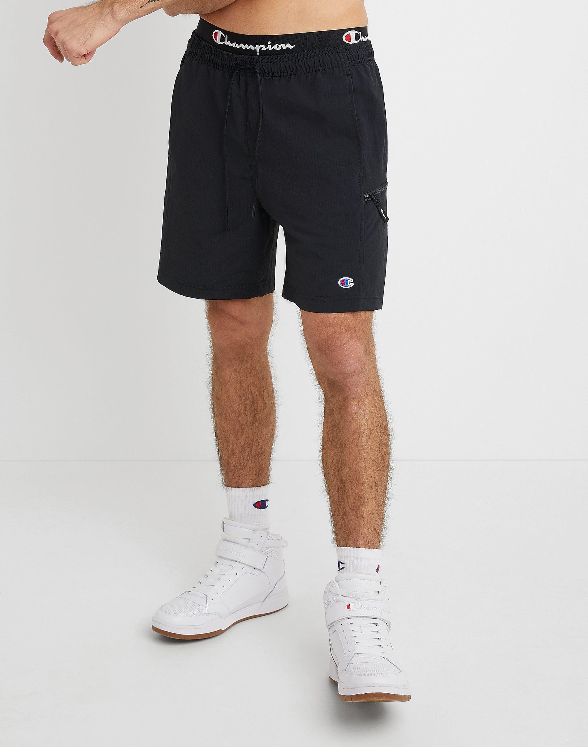 Mens Champion Hybrid Shorts, 7 Black XL Product Image