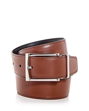 Mens Double Adjustable Reversible Leather Belt Product Image