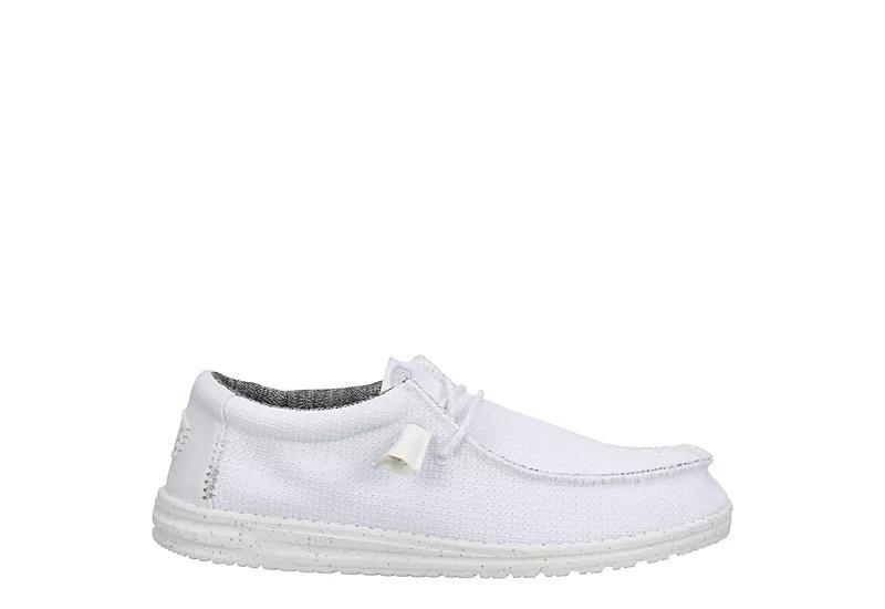 Hey Dude Mens Wally Sport Mesh Casual Moccasin Sneakers from Finish Line Product Image