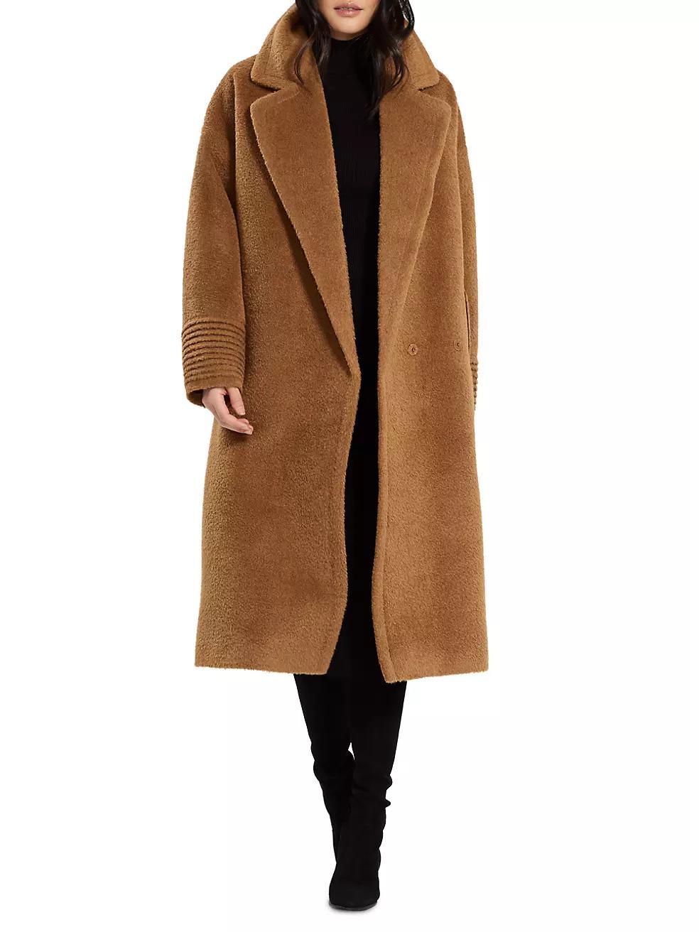 Suri Alpaca-Wool Belted Coat Product Image