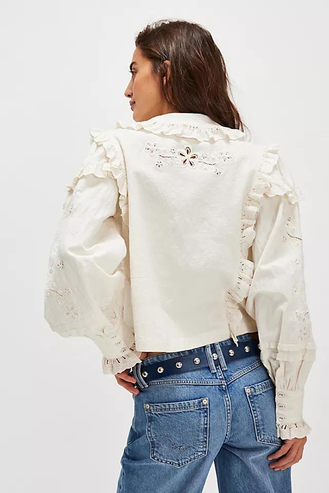 For Love & Lemons Adelie Embroidered Top Product Image