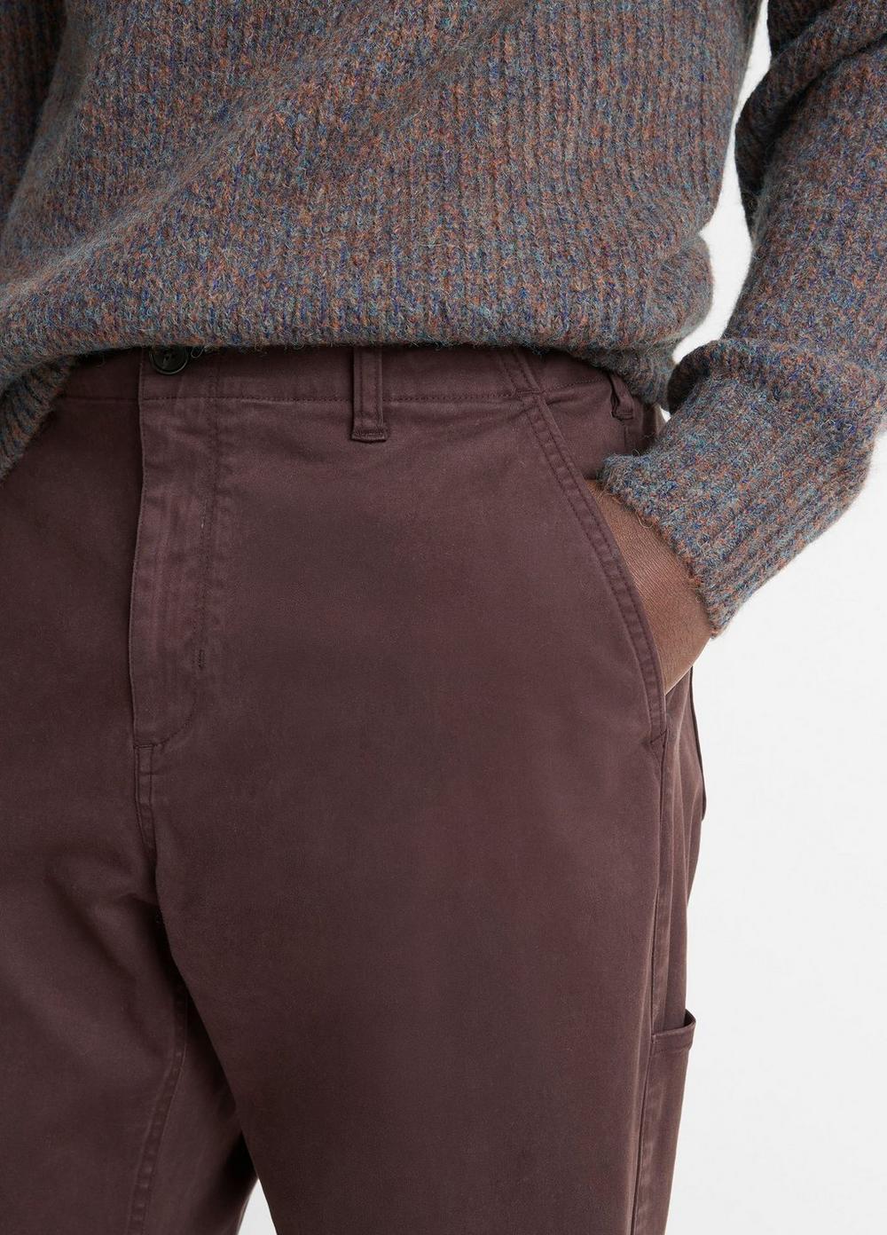 Louie Relaxed Garment Dye Cotton Utility Pant Product Image