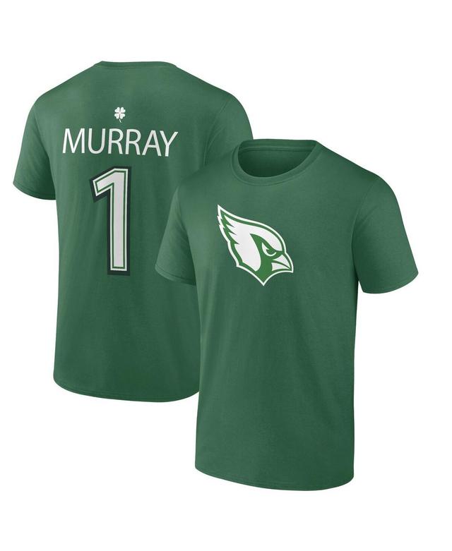 Mens Fanatics Kyler Murray Green Arizona Cardinals St. Patricks Day Icon Player T-shirt Product Image