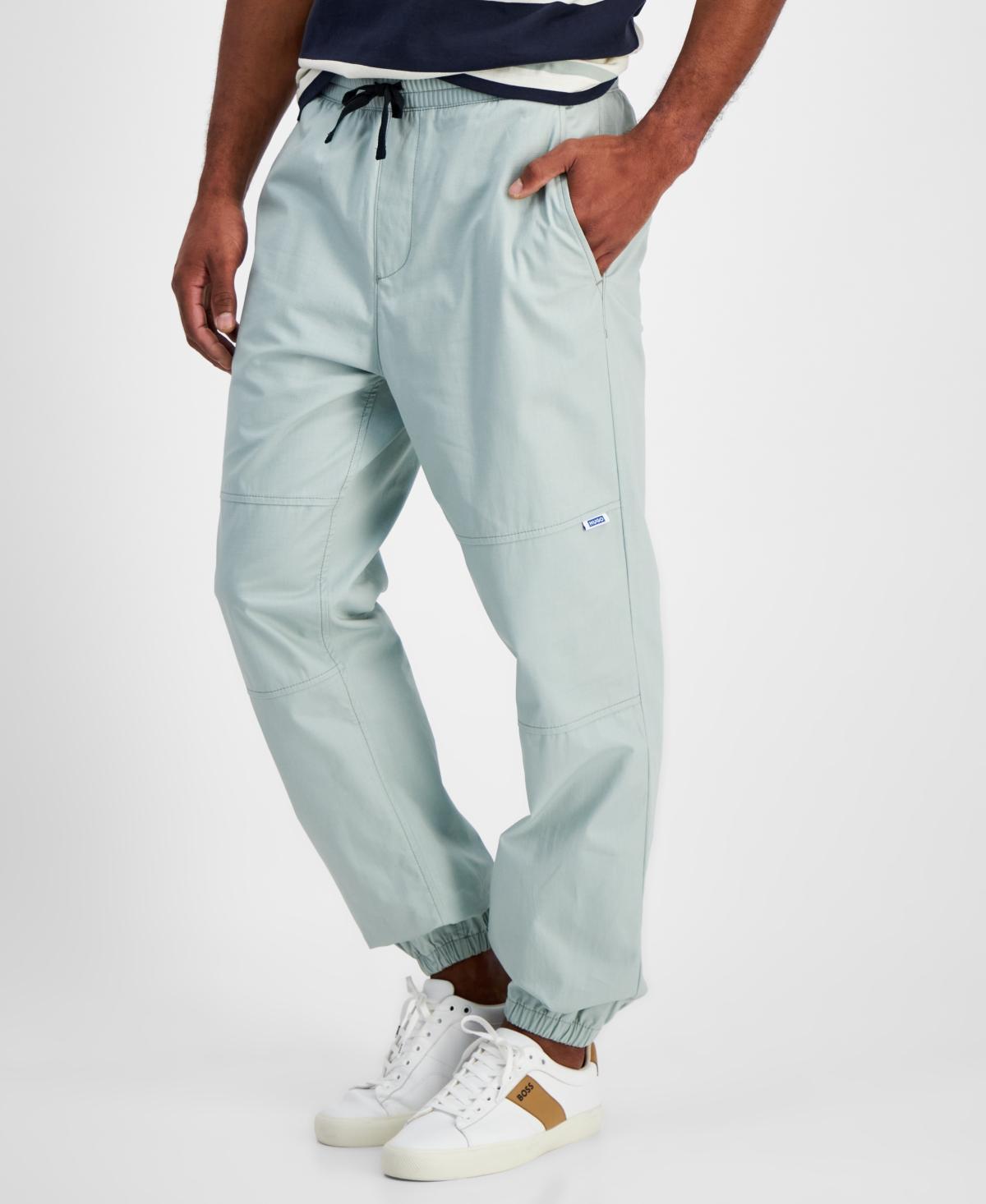 HUGO BOSS Hugo By  Men's Tapered Fit Drawstring Track Pants In Lt Past,gr Product Image