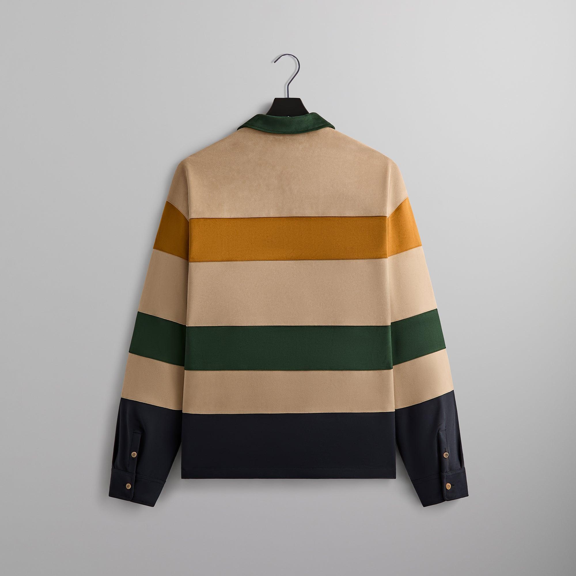 Kith Stripe Microsuede Tanner Pullover - History Male Product Image