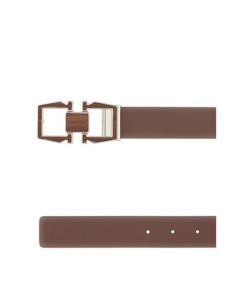 FERRAGAMO Salvatore  Gancini Buckled Reversible Belt In Multi Product Image