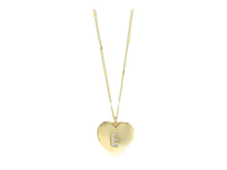 Kate Spade New York J Heart Locket (Clear Necklace Product Image