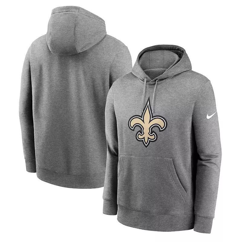 Mens Nike  Heather Charcoal San Francisco 49ers Big & Tall Rewind Club Fleece Pullover Hoodie Product Image