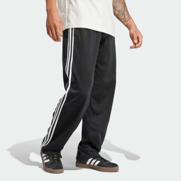 adidas Primegreen Essentials Warm-Up Open Hem 3-Stripes Track Pants Black 4XL Mens Product Image