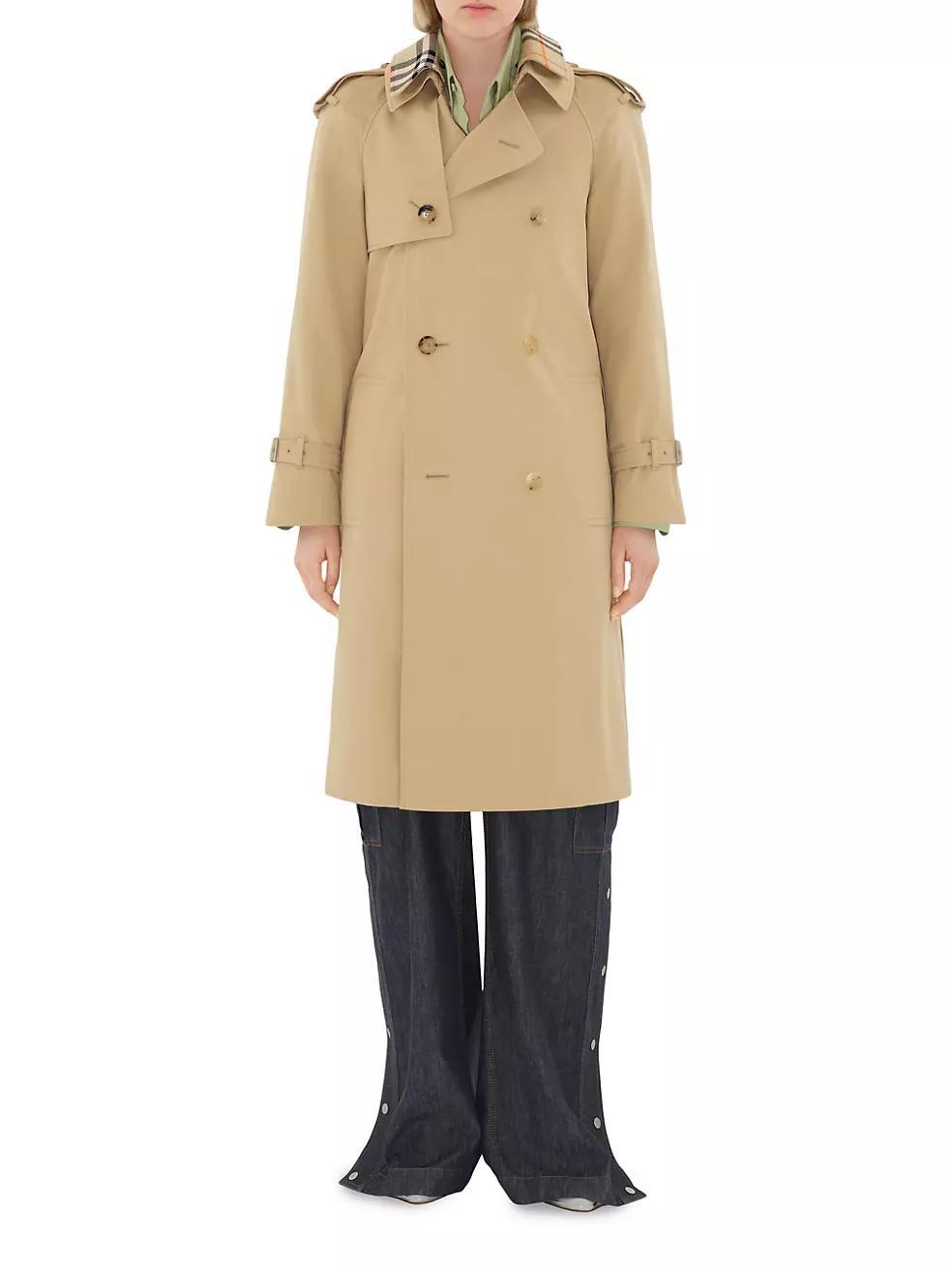 Double-Breasted Belted Trench Coat product image