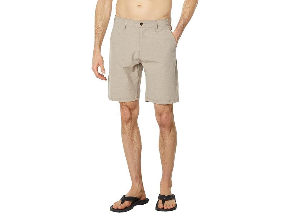 VISSLA Fin Rope Hybrid 19.5 Walkshorts (Dark 1) Men's Shorts Product Image