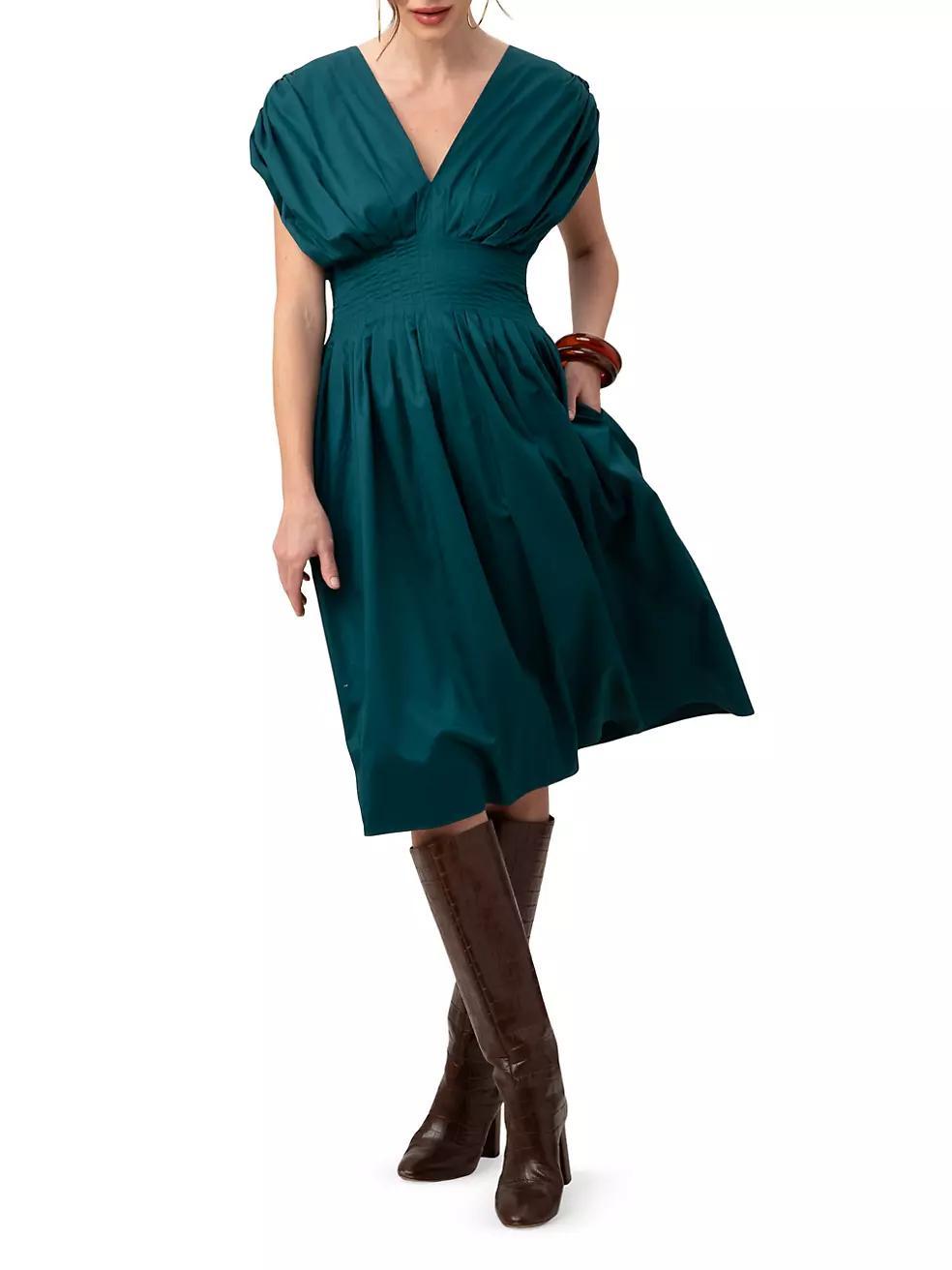 Dasya 2 Cotton Midi-Dress Product Image