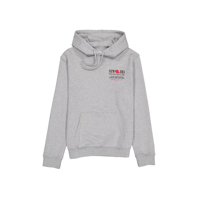 Brand New Era Sized Graphic Heather Gray Hoodie Male Product Image