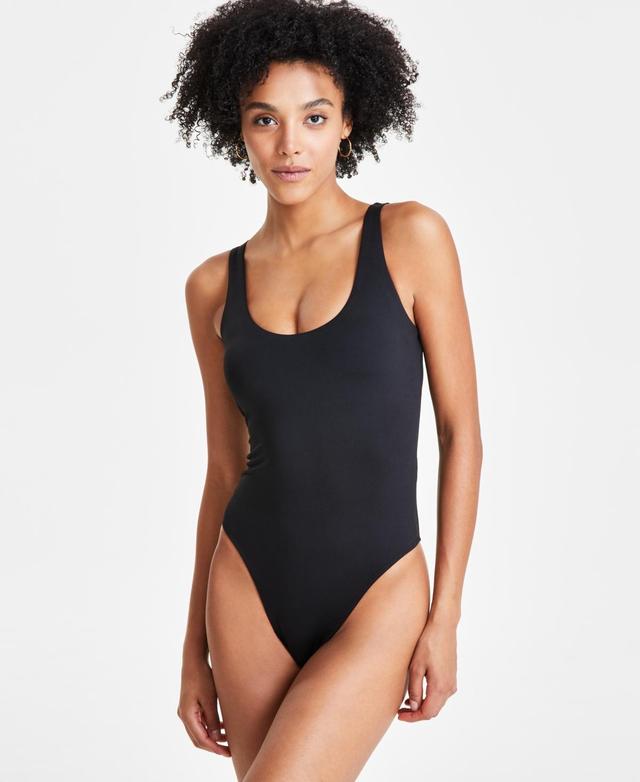 Bar Iii Womens Thong Sleeveless Compression Bodysuit, Created for Macys Product Image