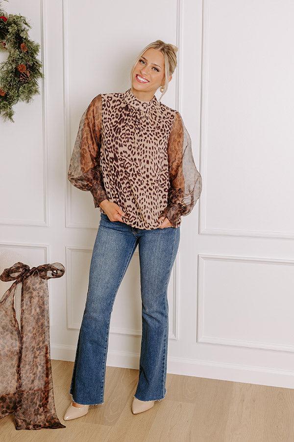 Paris Chic Leopard Top Product Image