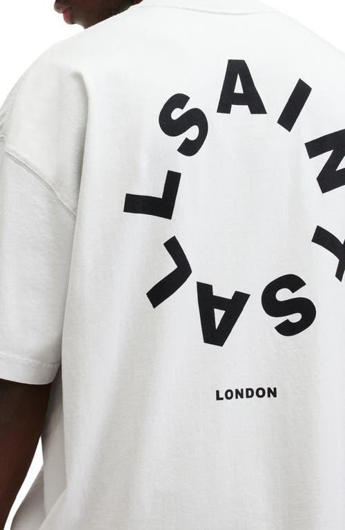 ALLSAINTS Tierra Graphic Logo Tee In Cool Grey Product Image