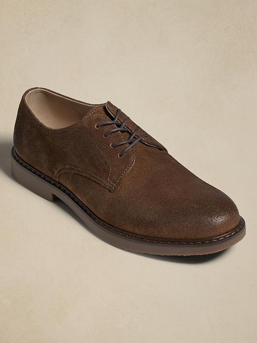 Suede Casual Derby Shoe Product Image