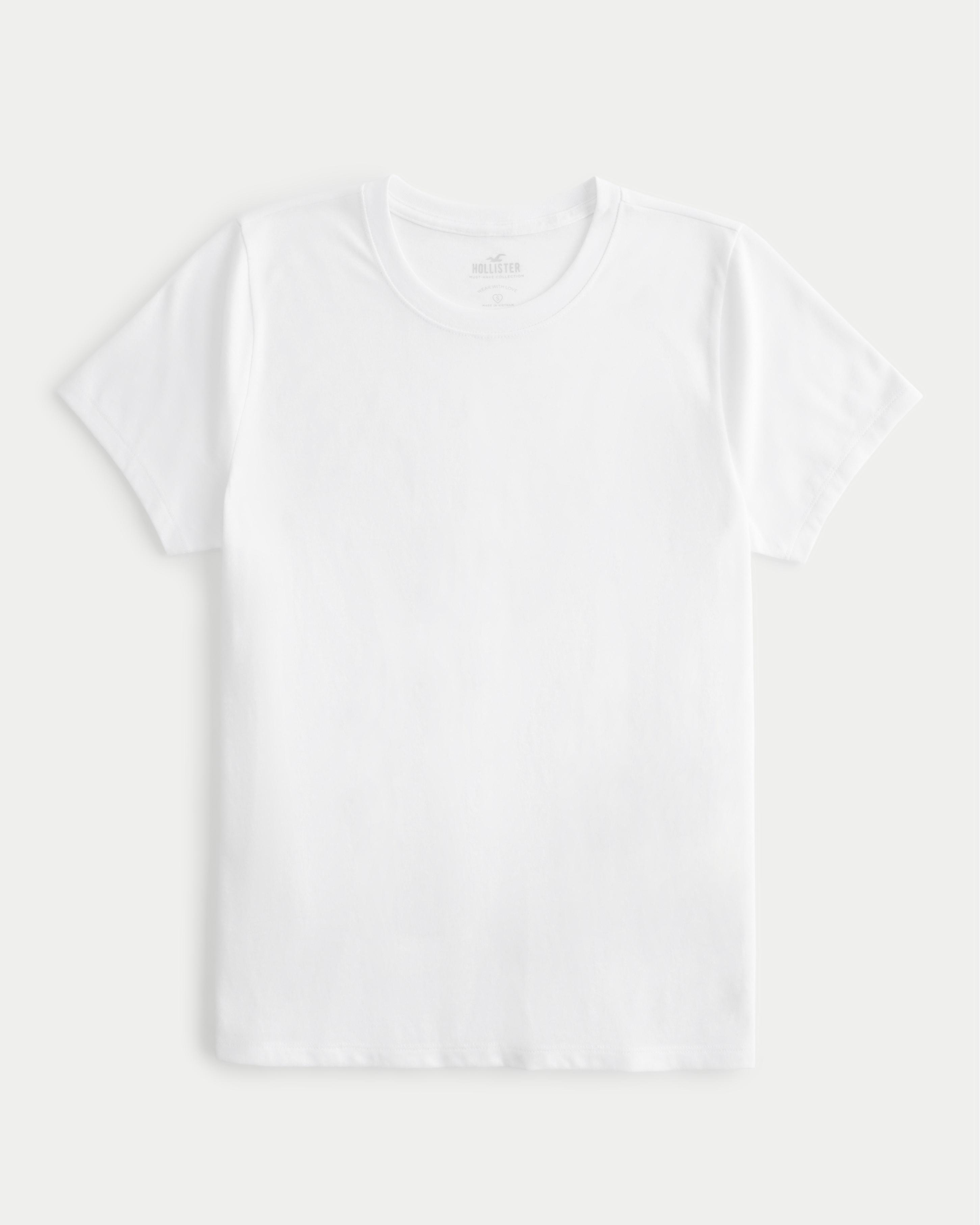 Longer-Length Crew T-Shirt Product Image