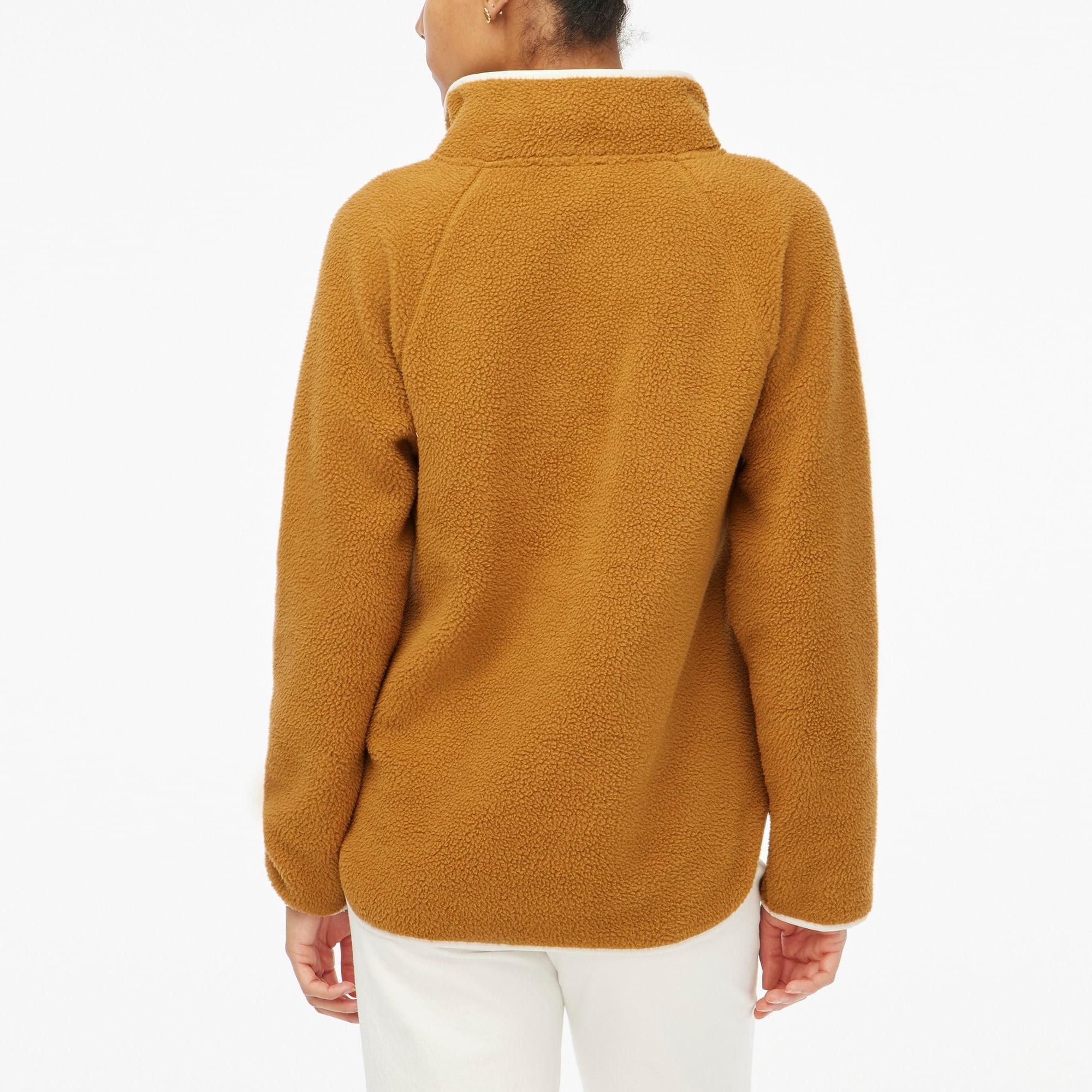 Sherpa half-zip tunic pullover Product Image