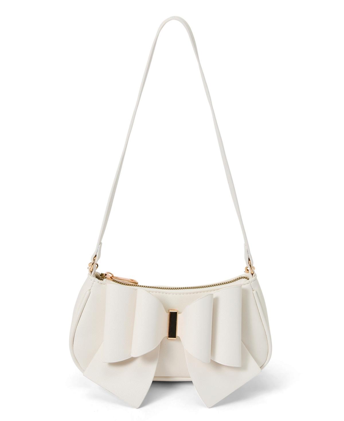 Womens Spring Bow Baguette Shoulder Bag Product Image